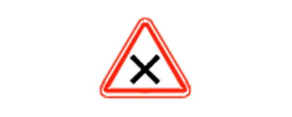 Знак 16 Пересечение равнозначных дорогпредупреждает о проезде пересекающихся - фото 3