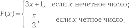 Эта функция задается двумя простыми алгебраическими формулами но мы выбираем - фото 413
