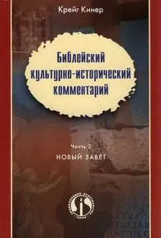 Крейг Кинер - Библейский культурно-исторический комментарий. Часть II. НОВЫЙ ЗАВЕТ