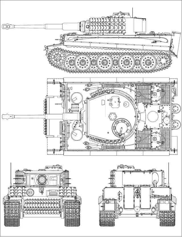 Тигр выпуска маяиюля 1944 года 11 июня оборона немцев в этом районе - фото 96