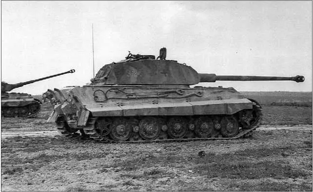 Королевские тигры из состава 3й роты 503го тяжелого танкового батальона на - фото 184