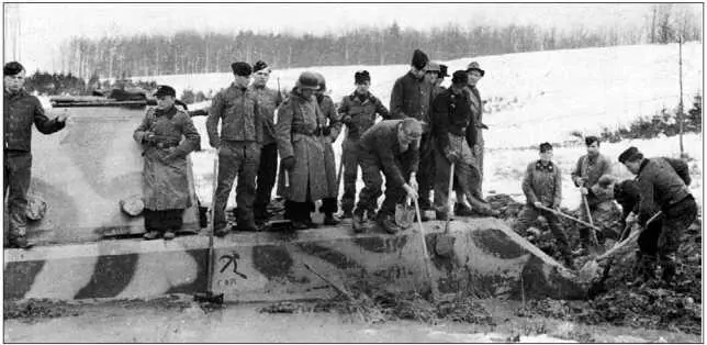 ЧП во время испытаний Мауса в Бёблингене 16 марта 1944 года при попытке - фото 238