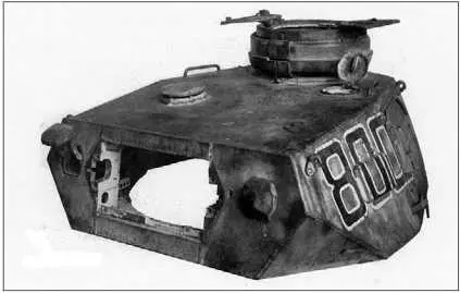 Башня танка PzIV AusfD без вооружения Командирские башенки AusfE G - фото 150