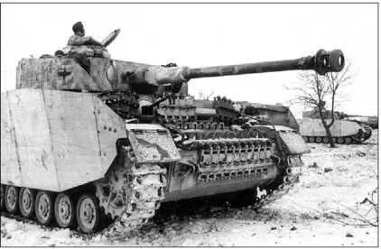 PzIV AusfH Восточный фронт декабрь 1943 года Последними крупными - фото 193