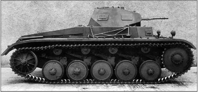 Легкий танк PzII AusfA PzII AusfB Танки варианта В незначительно - фото 111