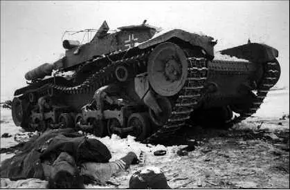 Pz35t подбитый на подступах к Москве Башню сорвало либо прямым попаданием - фото 203