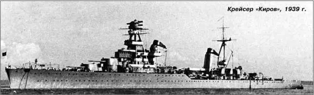 Крейсер Киров 1939 г Водоизмещение стандартное 7880 т нормальное 8545 - фото 63