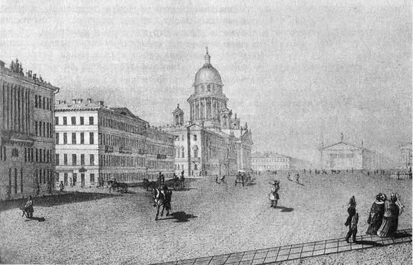 Присутственные места первый дом слева Литография по рисунку В Садовникова - фото 44