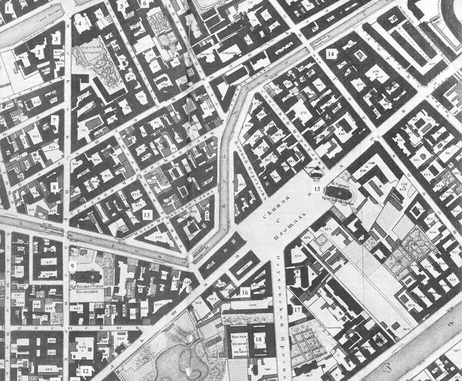 Вторая Адмиралтейская часть 1 Дом Олениных 2 Дом РоссийскоАмериканской - фото 98