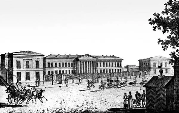 Больница для бедных Мариинская на Литейной улице Литография 1820е гг - фото 225