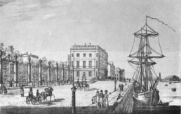 Набережная Невы у Летнего сада Литография 1820е гг Пушкин который в - фото 255