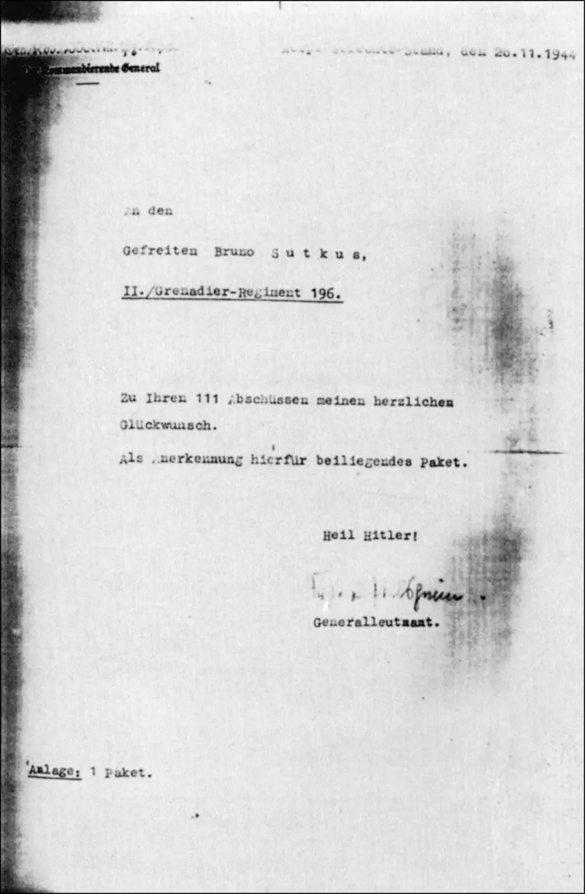 Ходатайство 196го гренадерского полка от 21 ноября 1944 годао награждении - фото 16