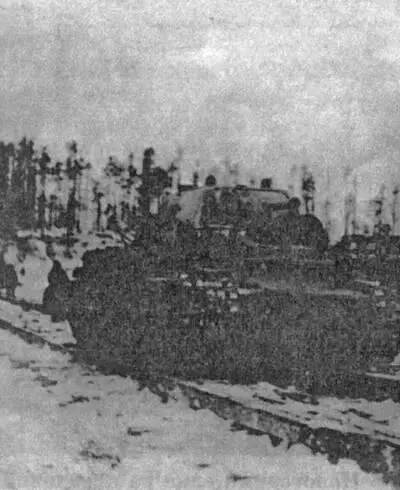 Танковая переправа в районе деревни Марьино Январь 1943 г Ленинградский - фото 40
