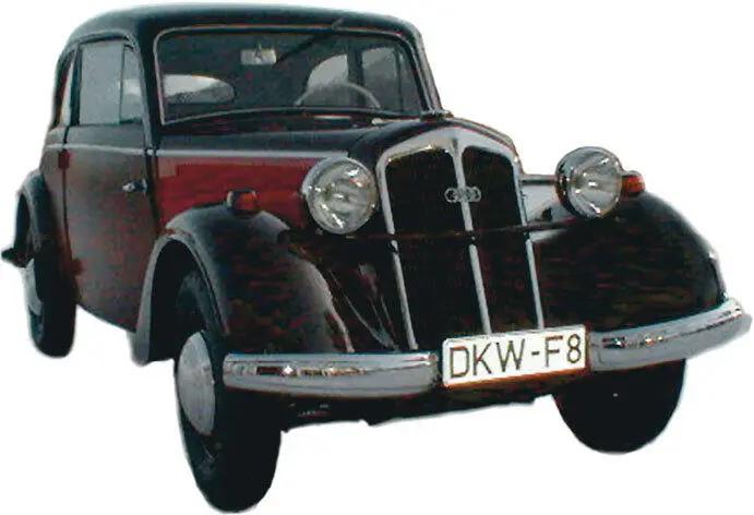 Немецкий автомобиль DKW 1939 Что остается в мальчишеской памяти знаками - фото 67