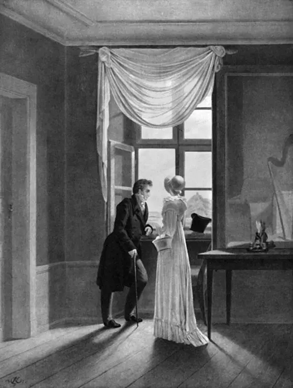 Новобрачные у окна Г Ф Керстинг 1815 г Ужели ты хочешь отказать себе в - фото 9