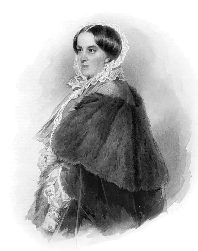 Портрет княжны Волконской Л Фишер 1858 г Княжна Варвара Николаевна - фото 22