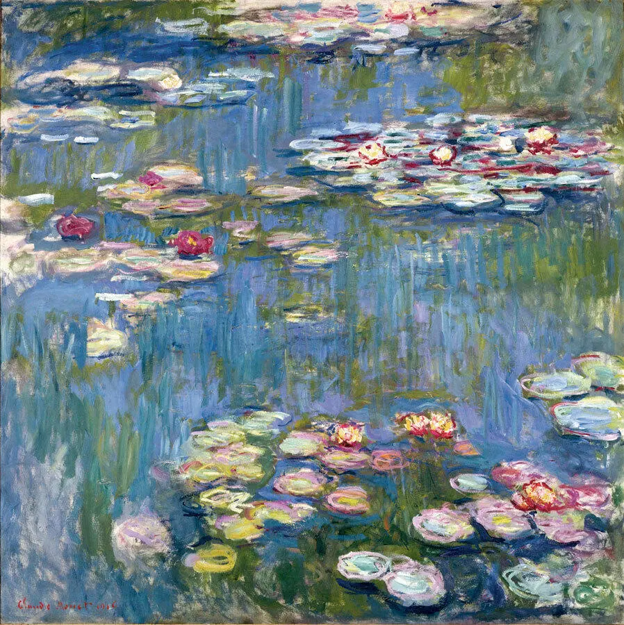 8 Клод Моне Водяные лилии 1916 Национальный музей европейского искусства - фото 65