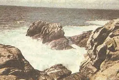 Бретань Море скалы Г Онфлер Деревянная церковь Фрагмент г Конкар - фото 31
