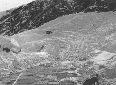 Снеголавинная станция Итагар Расчистка лавинного завала бульдозером - фото 60