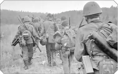 Финский спецназ дальняя разведка фото из Военного архива Финляндии - фото 17