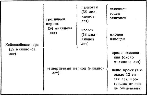 Как видите подразделы кайнозойской эры не равны между собой и больше всего - фото 105