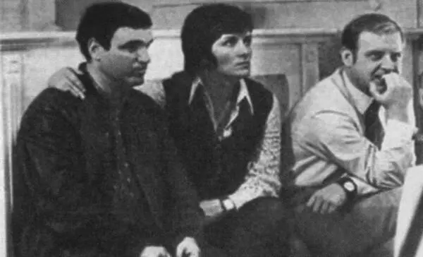 С Л Шепитько и Ю Визбором на съёмках фильма Ты и я Начало 1970х гг Кадр - фото 41