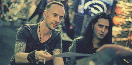 Нергал и Gus G из группы Оззи Осборна на музыкальной　 ярмарке Musikmessg во - фото 63