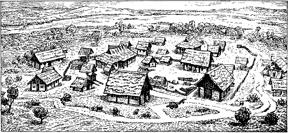 Франкская деревня VII век 42 своих имений все что требовалось - фото 1