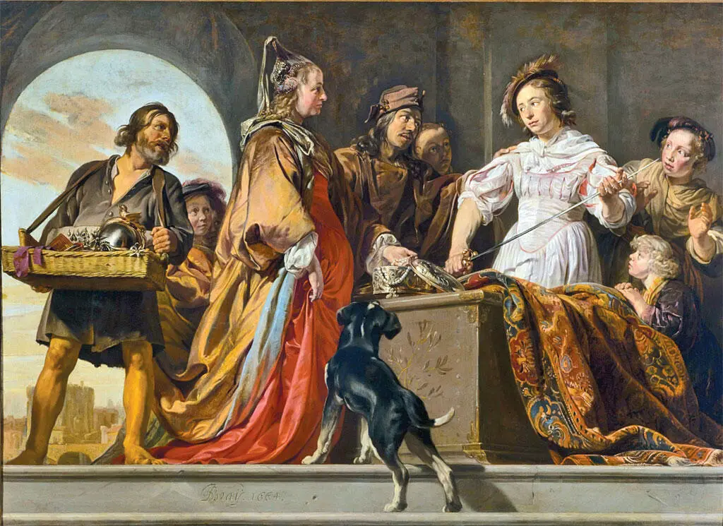 Ян де Брей Ахилл среди дочерей Ликомеда 1664 Национальный музей Варшава - фото 12