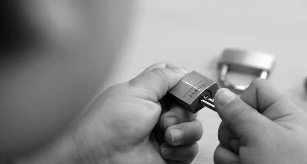Ребенок ищет ключ к выбранному замку Ребенок трех с половиной лет подбирает - фото 54