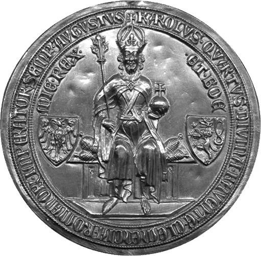 Золотая печать булла Карла IV XIV в Про австрийских Габсбургов в Золотой - фото 72