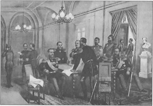 Подписание условий перемирия в Адрианополе 1878 г Подписание - фото 29