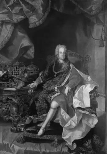 Карл VI Гравюра Густава Адольфа Мюллера 1730 с картины Якоба фон Шуппена - фото 13