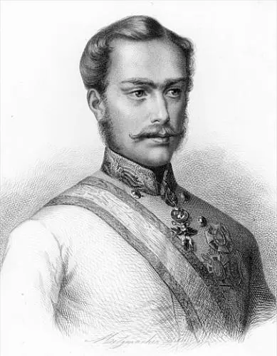 Франц Иосиф I Австрийский Гравюра Пьера Гийома Метцмахера 1860 В 1908 году за - фото 22