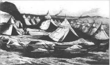Казацкий лагерь Неизвестный художник Нач ХХ в Казацкие ружья XVII в - фото 86