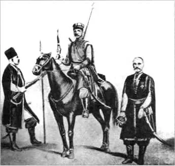 Типы черноморских казаков Со старинного рисунка Кубанские казаки 70е гг - фото 112