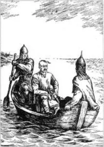 Князь Святослав в лодке Рисунок С Бойко Можно утверждать что именно отряды - фото 146