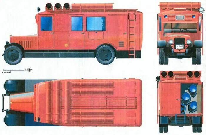 ТЕХНИЧЕСКИЕ ХАРАКТЕРИСТИКИ ПРОЖЕКТОРНОГО АВТОМОБИЛЯ ЛГПО Базовое шасси ЗИС - фото 6
