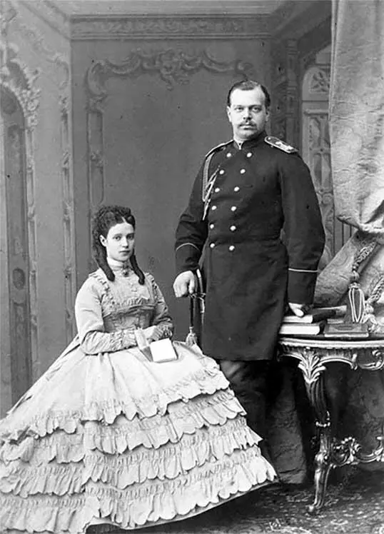 Цесаревич Александр Александрович и великая княгиня Мария Федоровна Воспитание - фото 88