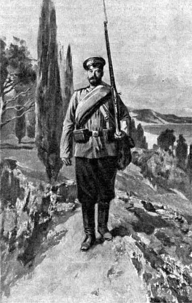Государь император Николай II в походной солдатской форме Русской армии 1911 г - фото 90
