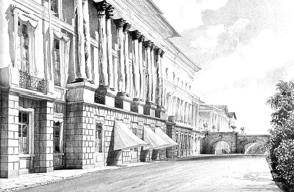 Л Премации Зубовский флигель Большого Екатерининского дворца 1855 г А - фото 119