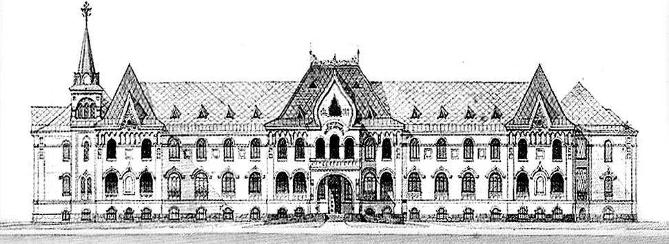 Институт экспериментальной хирургии С П Федорова Главный фасад Вариант - фото 213