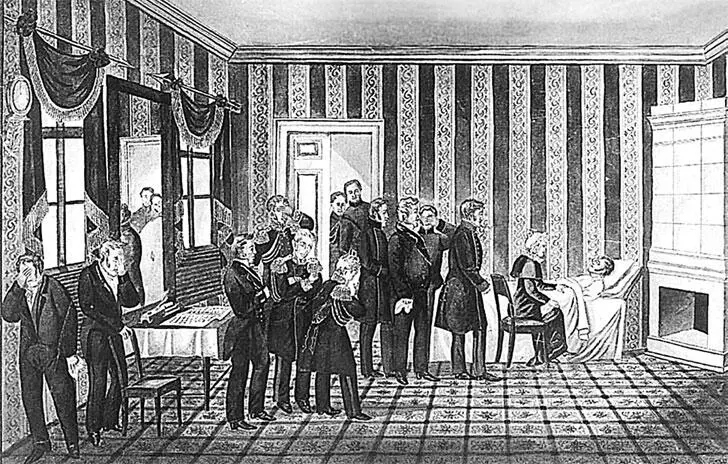 Кончина императора Александра I в г Таганроге 19 ноября 1825 г Канва - фото 229