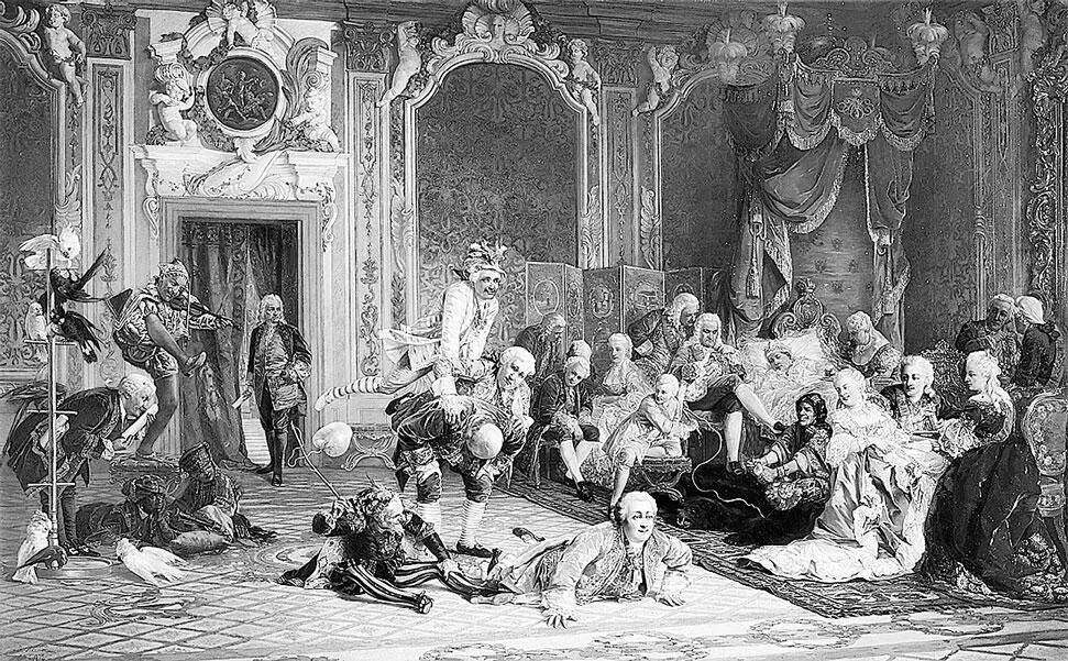 В И Якоби Шуты при Дворе императрицы Анны Иоанновны Болеющая императрица - фото 381
