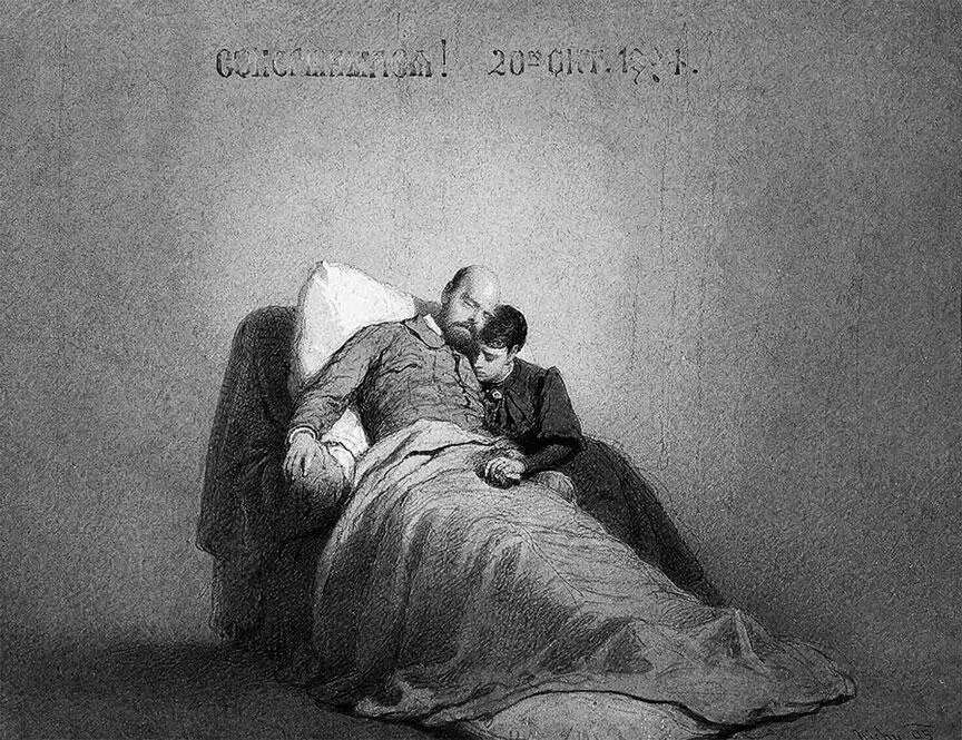 М Зичи Императрица Мария Федоровна рядом с телом Александра III 1895 г В - фото 383