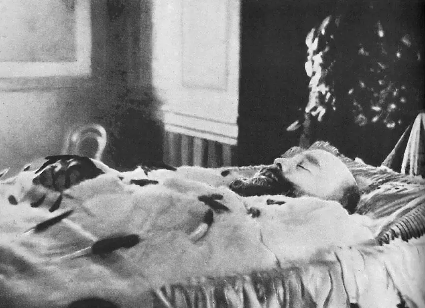 Император Александр III в гробу Октябрь 1894 г На вскрытии из врачей - фото 384