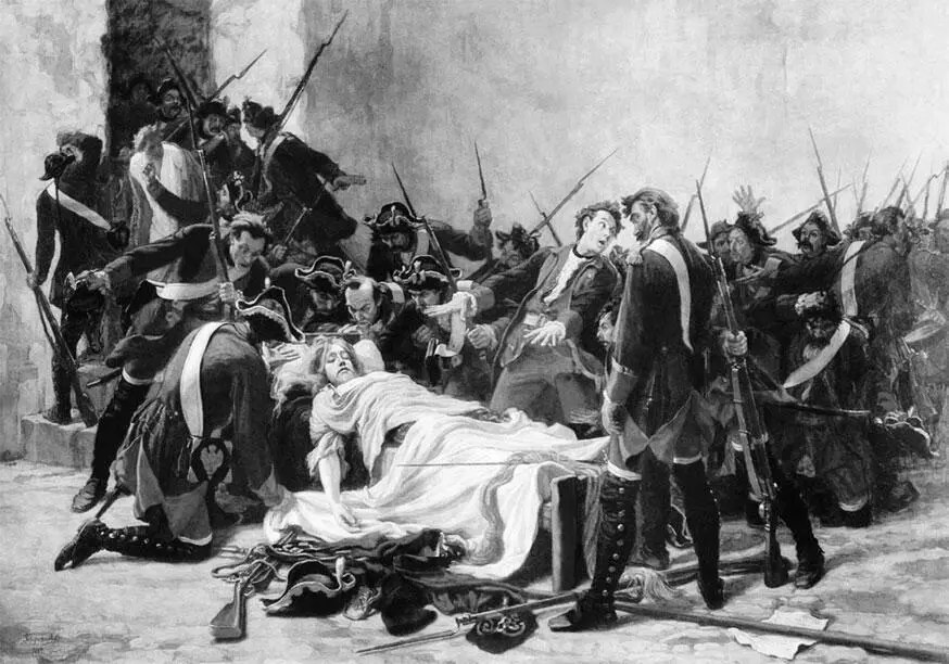 И Творожников Мирович перед телом Ивана VI Антоновича 1884 г В июле 1764 - фото 397