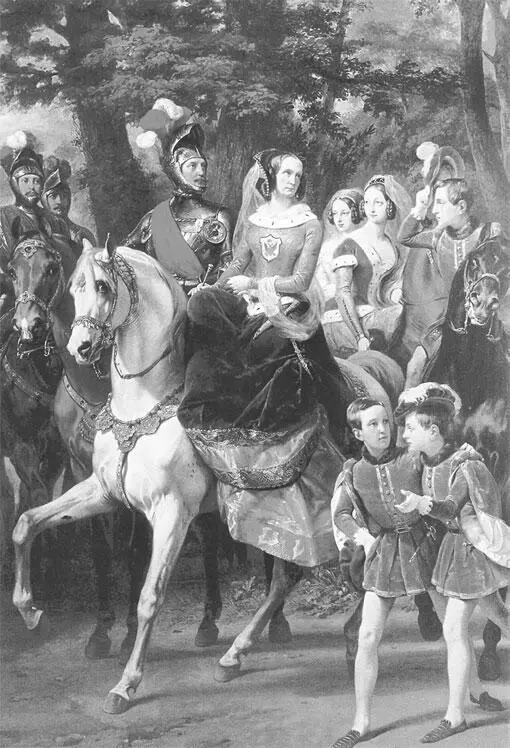 О Верне Царскосельская карусель 1843 г Ф Крюгер Николай I и Александра - фото 439