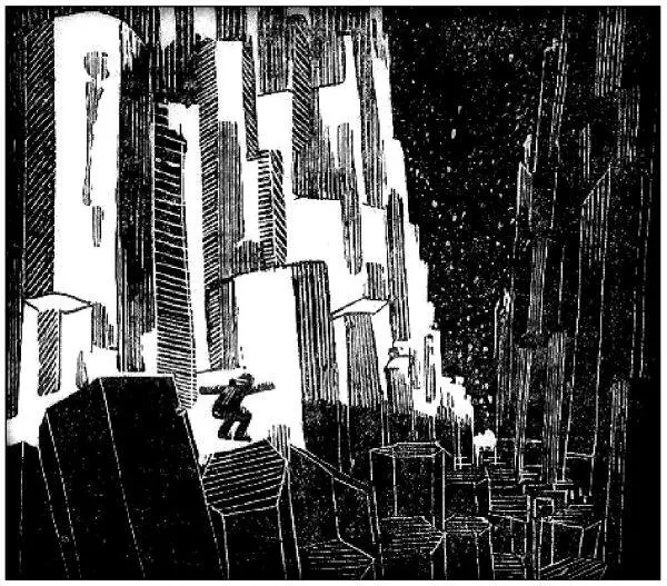 Передвигаясь прыжками среди геометрических скал Сесиль напрасно искал следы - фото 13