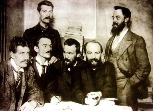 Группа деятелей ППС в Лондоне 1896 год Сидят слева направо Игнацы - фото 15